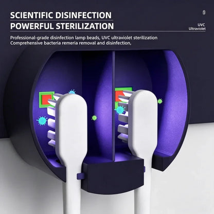 Portable UV Toothbrush Sterilizer Case