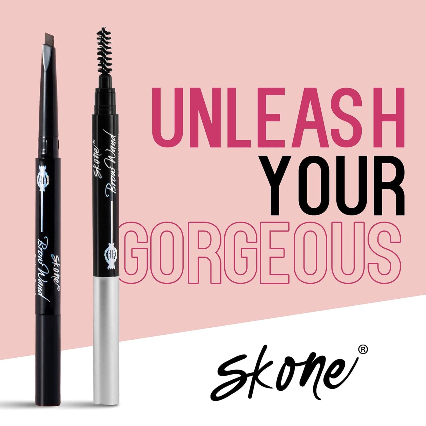 Cosmetics the Original Brow Wand Eyebrow Pencil with Brush - Dual-Sided Retractable Waterproof Long-Lasting Brown Eye Brow Pencils for Women with Sleek Eyebrows - Chocolate for Brunettes