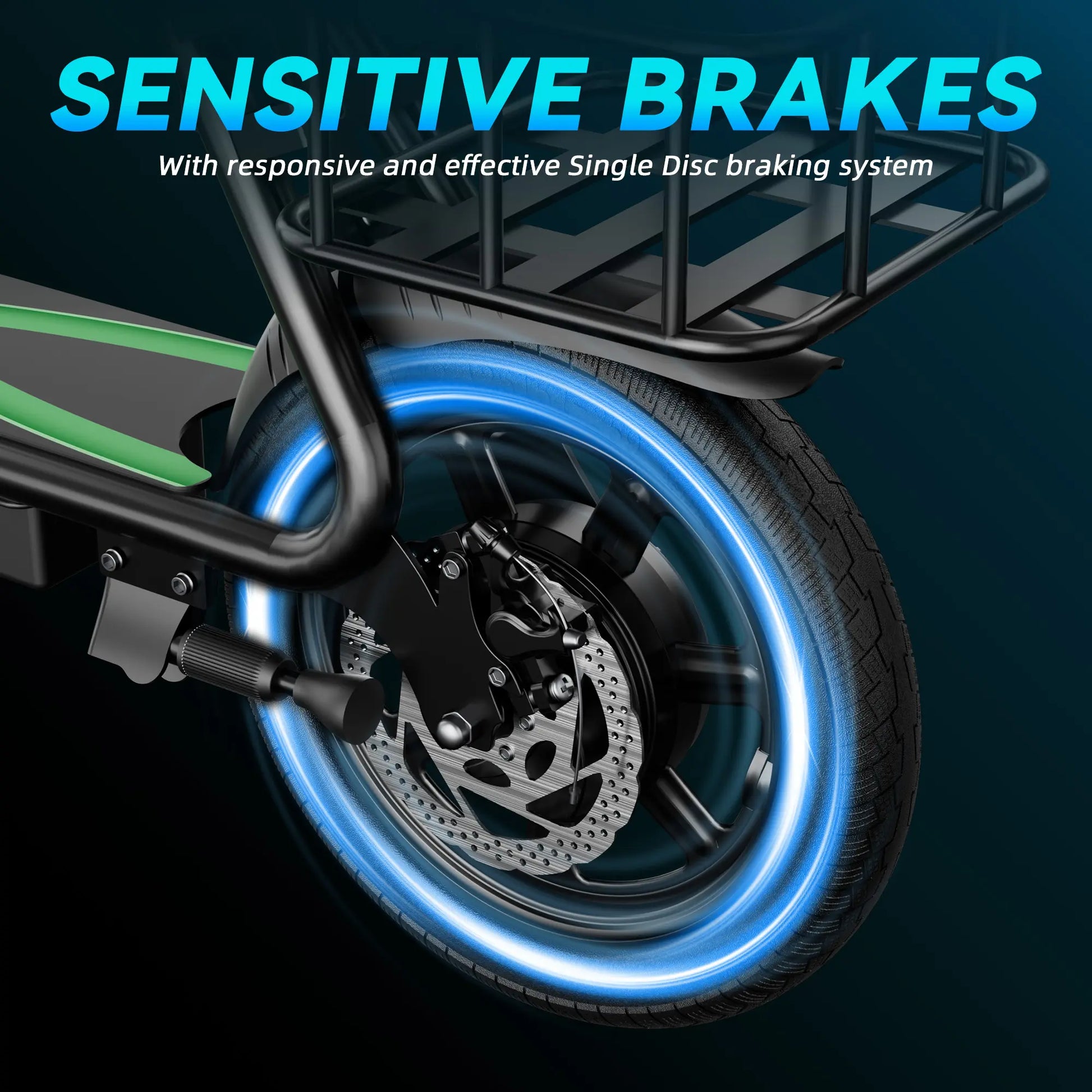 500W Electric Scooter for Adults with Seat, 48V 10.4Ah Battery, Top Speed 22 Mph, Driving Range 21-27 Miles,Pet-Friendly Design with Rear Basket Scooters