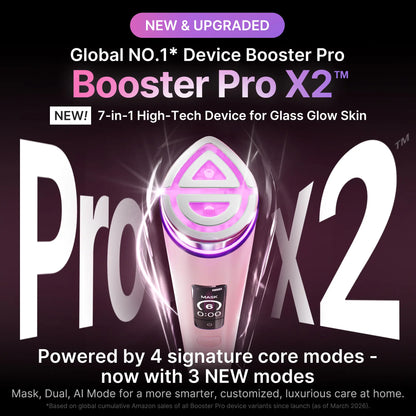 [NEW] [Medicube] Booster Pro X2 - Pink / White | Visible Glow-Boosting Facial Dual Mode Device L Intensive Delivery for Long-Lasting Hydration, Skin Definition & Glow Boosting L Personalized Smart Skincare Routine at HomeㅣKorean Skincare
