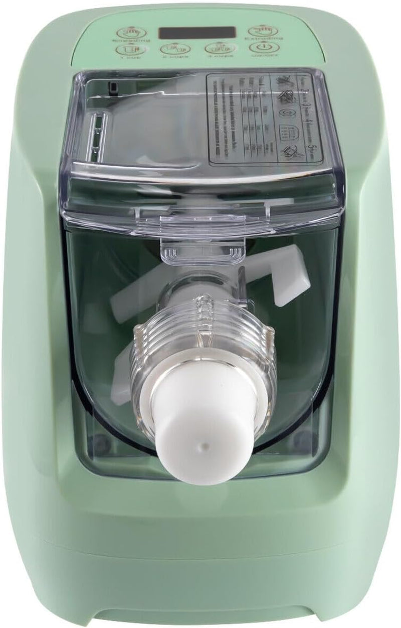 Electric Pasta Maker, 260W Automatic Noodle Maker Machine with 13 Pasta Shapes, 600G Flour Capacity Pasta Maker Machine with Measuring Cups, for Home Kitchen, Easy to Clean, Green