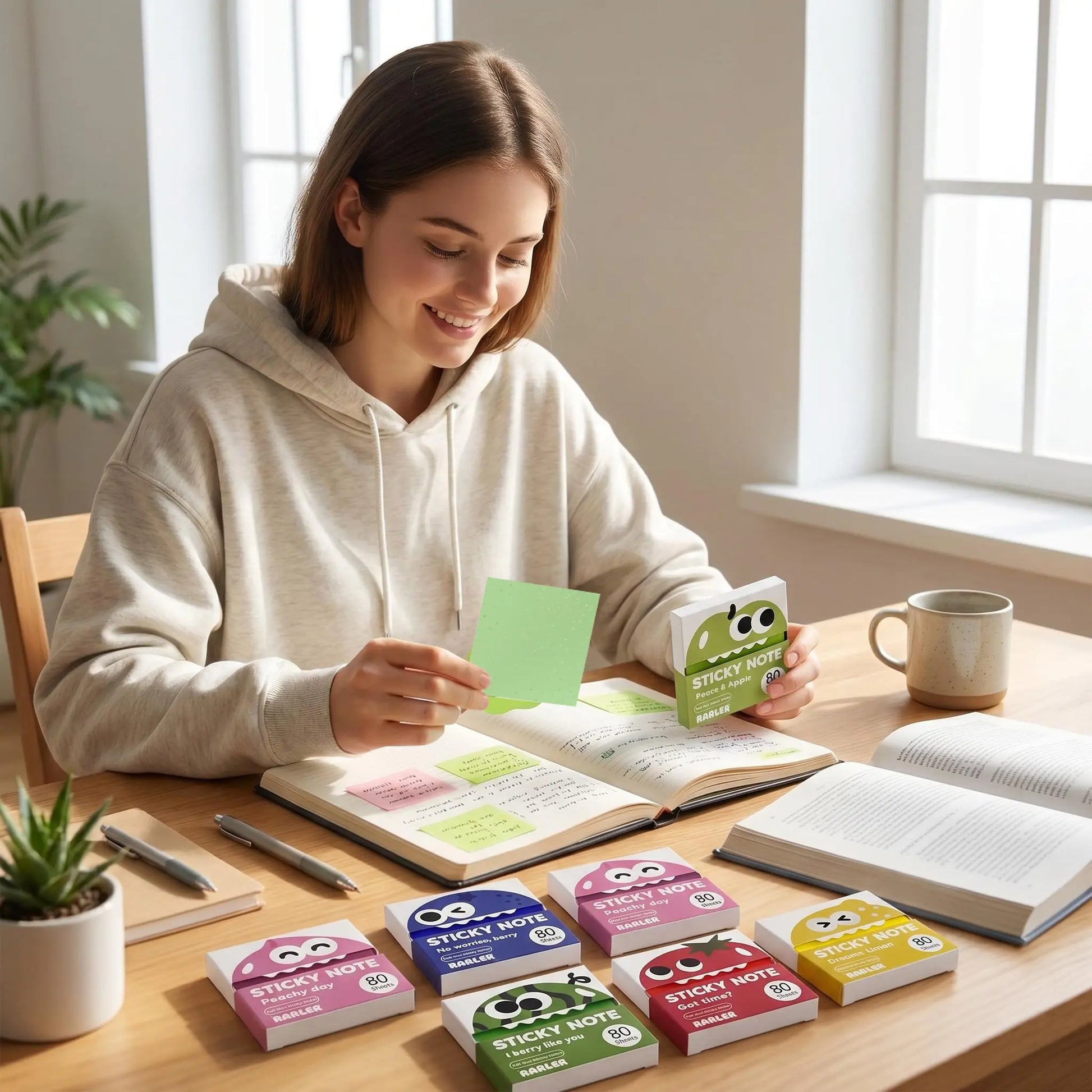 12 Boxes of Transparent Pull-Out Sticky Notes, (960 Sheets Total) - Office & School Supply, Strong Adhesion, No Residue, 50 Reuses per Sheet, Suitable for Office Work, Study