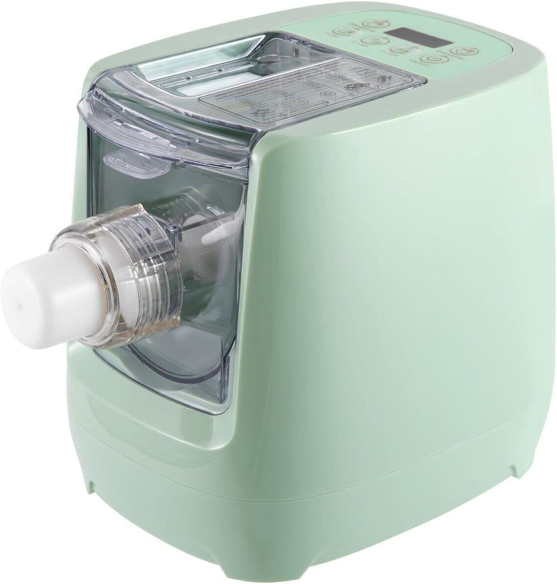 Electric Pasta Maker, 260W Automatic Noodle Maker Machine with 13 Pasta Shapes, 600G Flour Capacity Pasta Maker Machine with Measuring Cups, for Home Kitchen, Easy to Clean, Green