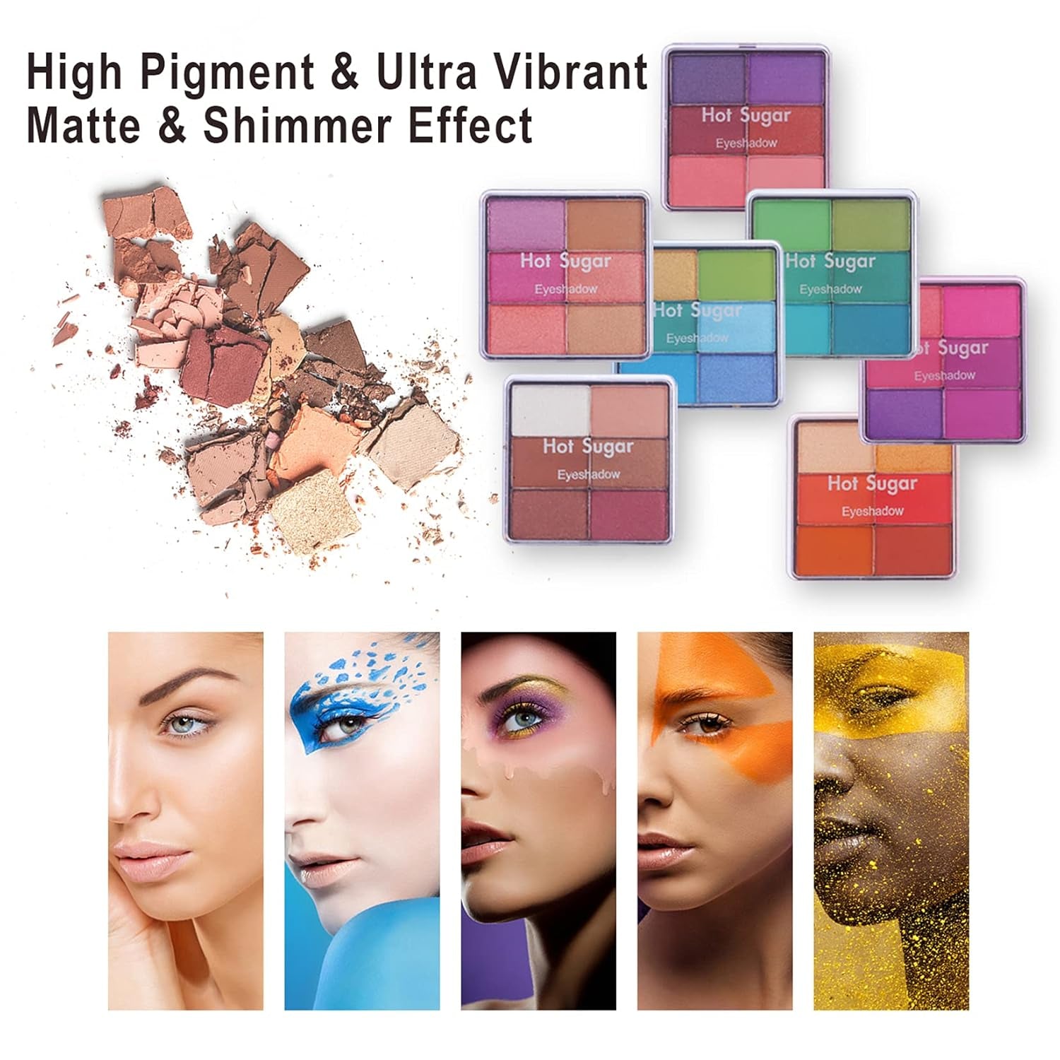 Makeup Kit for Girls and Women - Full Starter Cosmetics Set with Eye Shadow Palette, Blush, Lip Gloss, Lip & Eye Pencil and Mirror