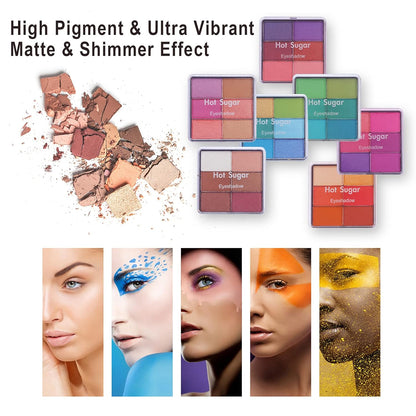 Makeup Kit for Girls and Women - Full Starter Cosmetics Set with Eye Shadow Palette, Blush, Lip Gloss, Lip & Eye Pencil and Mirror