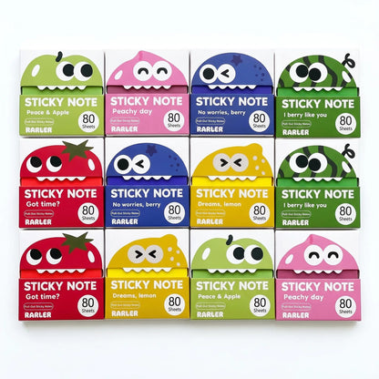 12 Boxes of Transparent Pull-Out Sticky Notes, (960 Sheets Total) - Office & School Supply, Strong Adhesion, No Residue, 50 Reuses per Sheet, Suitable for Office Work, Study