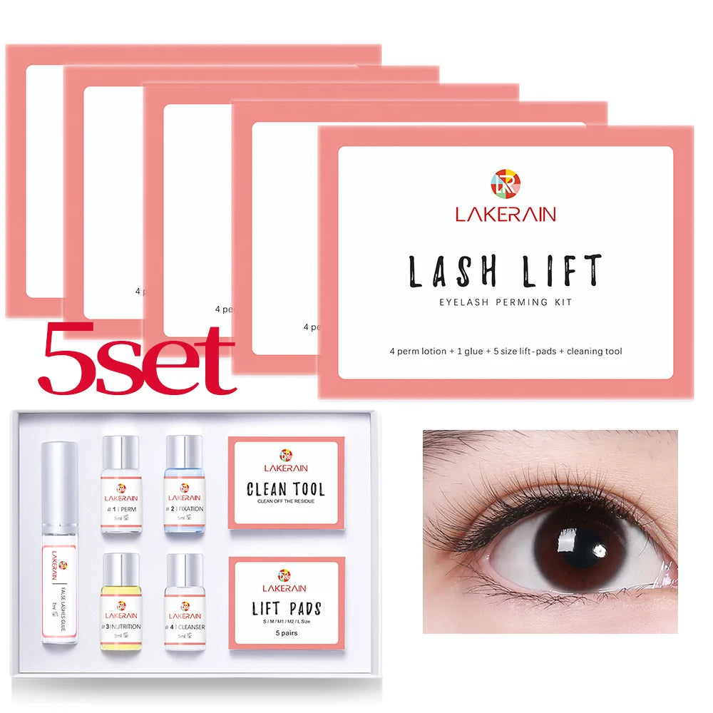 New Lash Lift Kit Long Lasting Eyelash Lifting Perming Lotion Fixation Glue Curly Lasher Beauty Salon Home Use Pro Kit
