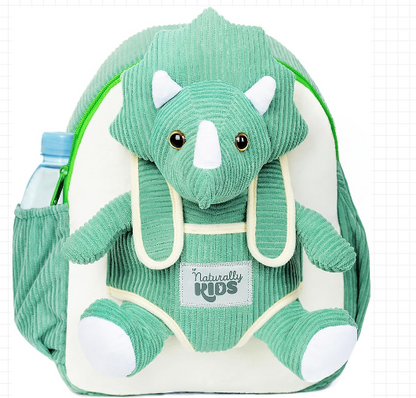 Triceratops Dinosaur Backpack for Toddlers Ages 4-5, Ideal Gift for Boys and Girls