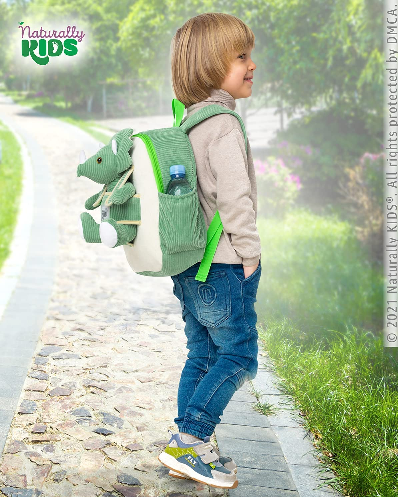 Triceratops Dinosaur Backpack for Toddlers Ages 4-5, Ideal Gift for Boys and Girls